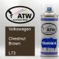 Preview: Volkswagen, Chestnut Brown, L73: 400ml Sprühdose, von ATW Autoteile West.